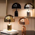 Bell LED Table Lamp, Large Dimmable Modern Bedside Lamp by INSPECIAL HOME