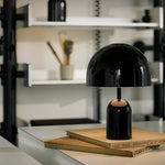 Bell LED Table Lamp, Large Dimmable Modern Bedside Lamp by INSPECIAL HOME