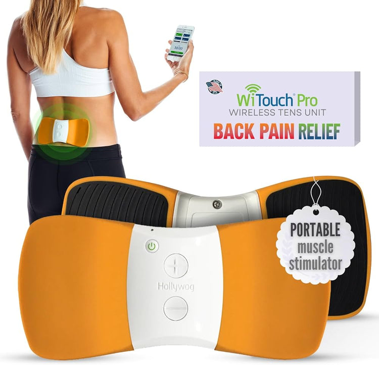 WiTouch Pro Wireless TENS Unit for Back Pain Relief