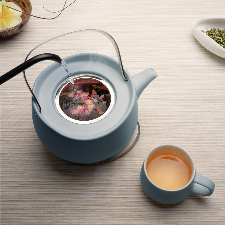 Leiph Self-heating Teapot Bundle Set by OHOM